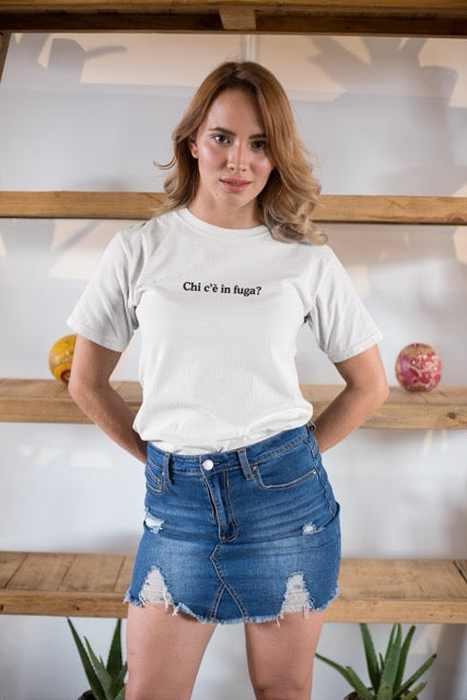 Chi c'è in fuga? | Printed t-shirt