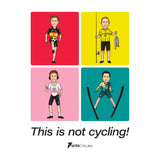 THIS IS NOT CYCLING | T-shirt stampata