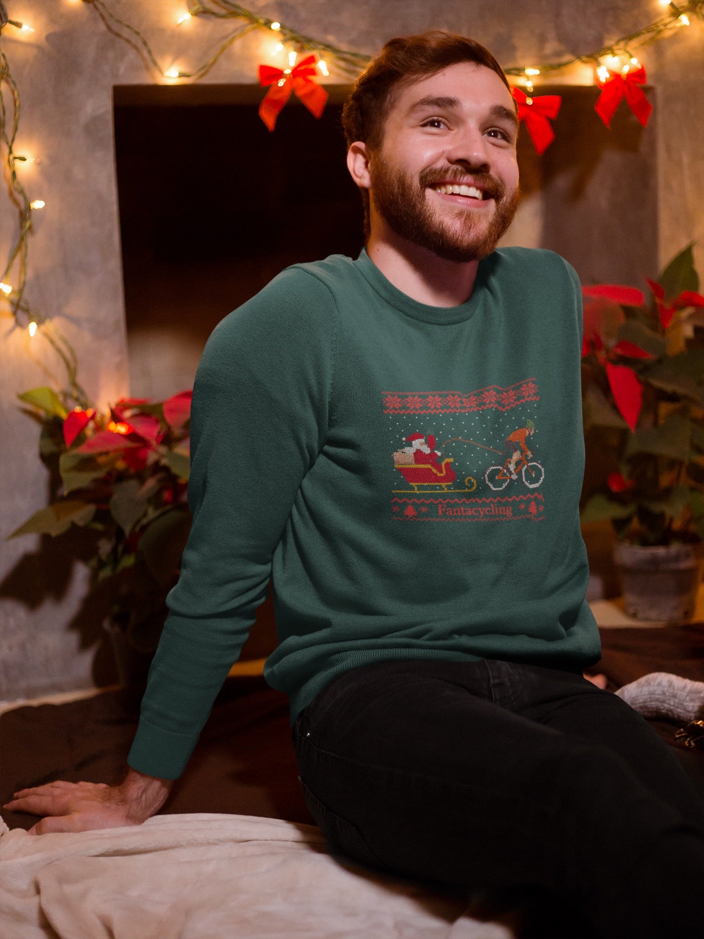 FANTACHRISTMAS '25 | Printed crewneck sweatshirt